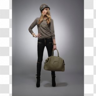 Artificial Leather Handbag Pants Zipper - Clothing Transparent PNG