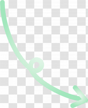 Curved Arrow Transparent PNG