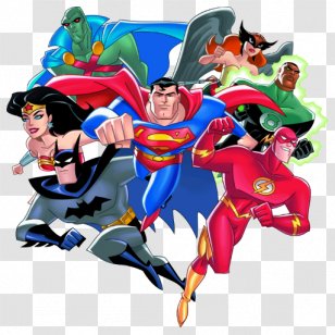 Superman Justice League Poster Animated Series Superhero - Film Transparent PNG