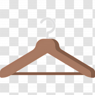Clothes Hanger - Wooden Coat Hanger For Clothing Transparent PNG