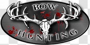 Bowhunting Bow And Arrow Deer Hunting Archery - Label Transparent PNG