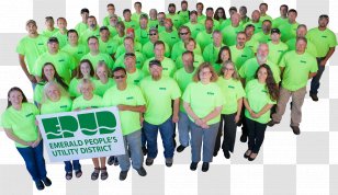 Emerald People's Utility District Public T-shirt - Community Transparent PNG