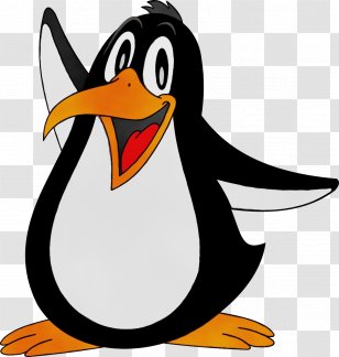 Watercolor Background - Gentoo Penguin - Emperor Animated Cartoon Transparent PNG