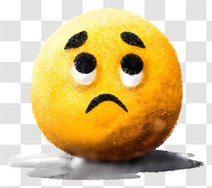 Mental Health - Sad Emoji With Expression Transparent PNG