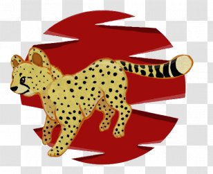 Cat Dog Clip Art - Like Mammal - Cheetah Run Transparent PNG
