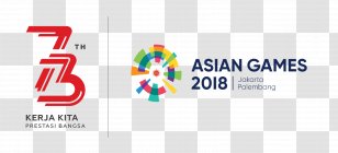 Jakarta Palembang 2018 Asian Games Independence Day Logo Proclamation Of Indonesian Transparent PNG
