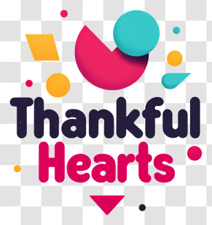 Thankful Hearts - Thankful Hearts Colorful Logo Transparent PNG