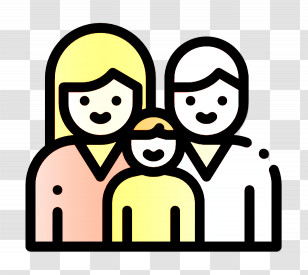 Family Icon Father Icon Human Relations And Emotions Icon Transparent PNG