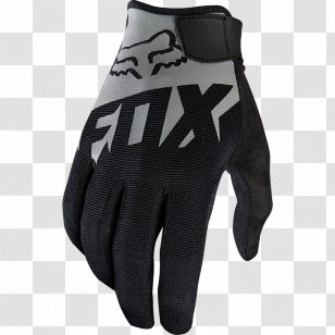 Cycling Glove Fox Racing Clothing Bicycle - Antiskid Gloves Transparent PNG