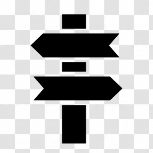 Traffic Sign Road Direction, Position, Or Indication - Crossroads Transparent PNG