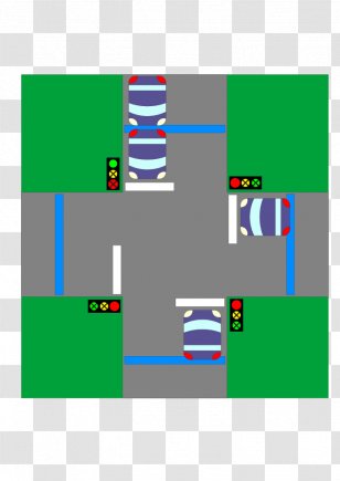 Traffic Light Semaforo Intelligente Road Junction Sensor Green Wave - Surface Marking Transparent PNG