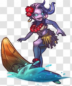 Awesomenauts 2-D Art Noodle Image - Mermaid - Characters Transparent PNG