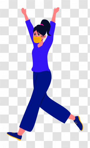 Girl With Mask Girl Mask Transparent PNG