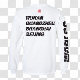 Long-sleeved T-shirt Bluza - White Transparent PNG