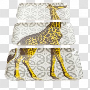 All About Giraffes Tray Plate Tableware - Ceramic - Giraffe Transparent PNG