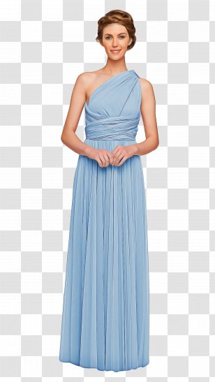 Wedding Bridal - Azure - Prom Sleeve Transparent PNG