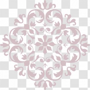Stencil Renaissance Ornament Pattern - Symmetry - Arabesco Transparent PNG
