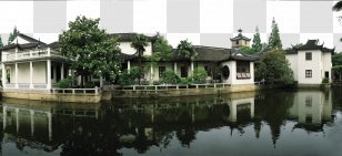 Shanghai Zhujiajiao Dianshan Lake U53e4u93aeu98dfu5802 U6731u5bb6u89d2u8ab2u690du5712 - House - Construction Second Town Transparent PNG