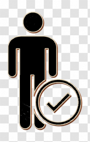 Checked Profile Icon Interface Icon Check Icon Transparent PNG