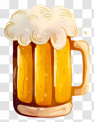Beer Mug - Beer Mug With Foam For Refreshing Moments Transparent PNG