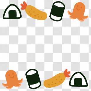 Bento Fried Shrimp Onigiri Food Clip Art - Artwork - Sausage Transparent PNG