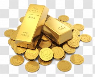 Gold As An Investment Bar Bullion Metal - Silver Coin Transparent PNG