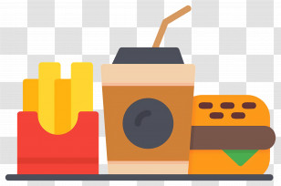 Junk Food - Fast Food Combo Transparent PNG