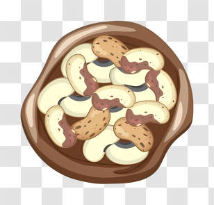 Bean - Bowl Of Cashew Nuts Transparent PNG