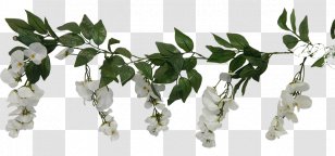 Wisteria Artificial Flower Garland Vine Transparent PNG