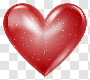 Red Heart - Red Heart Symbol Design For Love Illustration Transparent PNG