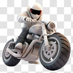 Motorcycle Rider - Motorcycle Rider Illustration Transparent PNG