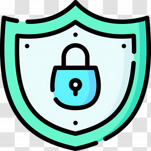 Shield - Security Shield With Lock Transparent PNG