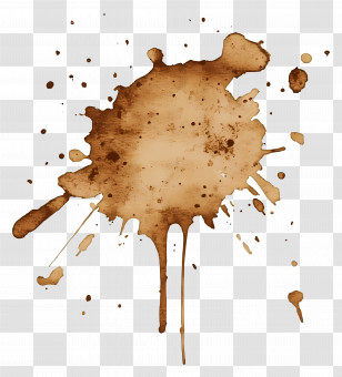 Coffee Stain - Brown Coffee Stain Transparent PNG