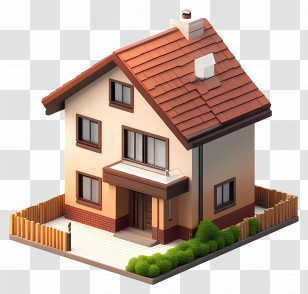 Residential House - Modern Suburban House Transparent PNG
