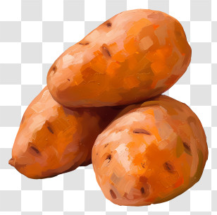 Potatoes - Orange Sweet Potatoes For Healthy Meal Ideas Transparent PNG