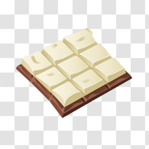 Milk Chocolate - Milk And White Chocolate Bar Illustration Transparent PNG