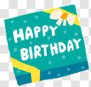 Birthday Elements - Happy Birthday Card Transparent PNG