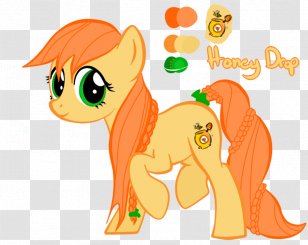 Pony Applejack Honey Fluttershy Bee - Tail Transparent PNG