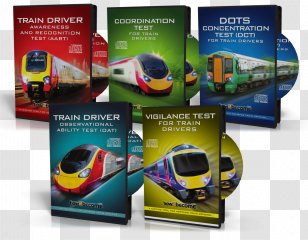 VIGILANCE TEST FOR TRAIN DRIVERS DOTS CONCENTRATION DCT DR Railroad Engineer Brand - Train Transparent PNG