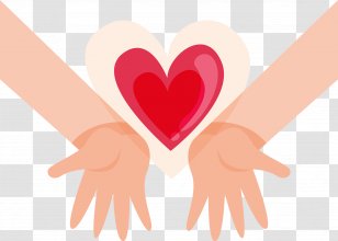 Hand Computer File - Silhouette - Cute Hands Care Vector Transparent PNG