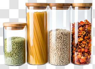 Food Storage Containers - Food Storage Jars Transparent PNG