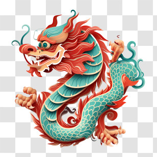 Chinese Dragon - Traditional Chinese Dragon Illustration Transparent PNG
