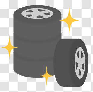 Icon - Stack Of Car Tires Transparent PNG
