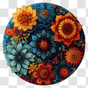 Mandala - Colorful Floral Mandala Design For Artistic Purposes Transparent PNG