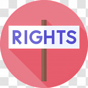 Rights Sign - Rights Protest Sign Transparent PNG