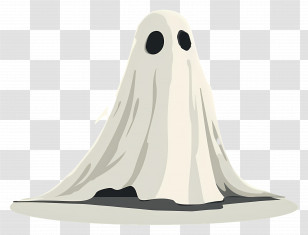 Ghost - Cute Ghost Illustration Transparent PNG