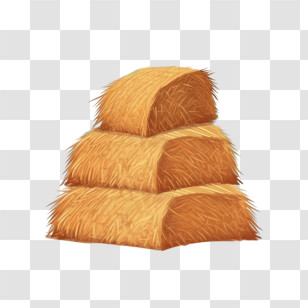 Hay Bale
 - Stacked Hay Bales For Farming Use Transparent PNG