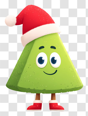 Cute Christmas Tree - Cute Christmas Tree Character Transparent PNG