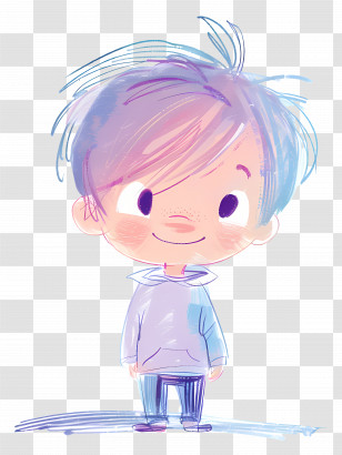 Child - Cute Cartoon Boy Illustration Transparent PNG
