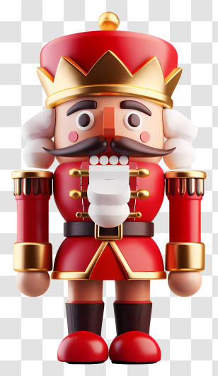 Christmas Nutcracker Toy - Festive Nutcracker Toy Soldier Illustration Transparent PNG